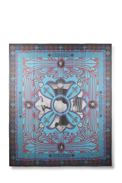Robert Mapplethorpe x Chrome Hearts Multicolor Silk Scarf
