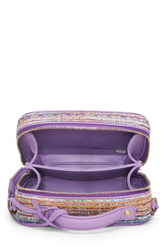 Purple & Multicolor Tweed Filigree Vanity Small, , large image number 6