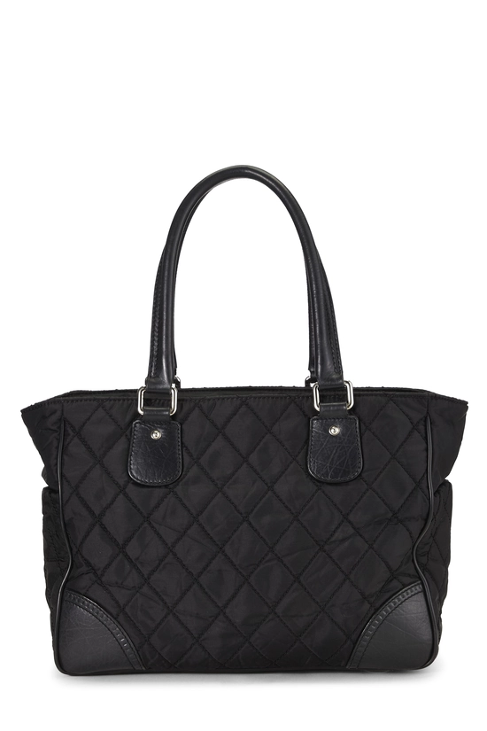 Black Nylon Paris-New York Tote, , large image number 3