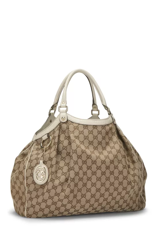 Original GG Canvas Sukey Tote Large, , large image number 1