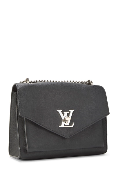 Louis Vuitton Black Leather My Lockme Chain Bag BB — photo 2