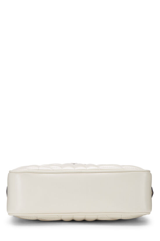 White Leather GG Marmont Crossbody Small, , large image number 4