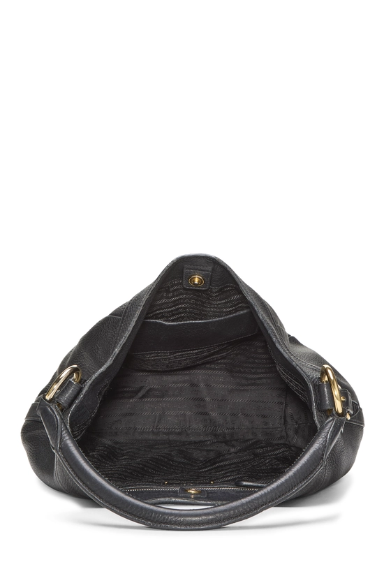 Black Vitello Daino Hobo, , large image number 5