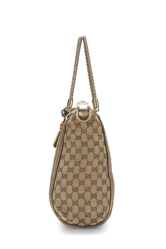 Gold Original GG Canvas Bella Tote, , large image number 2
