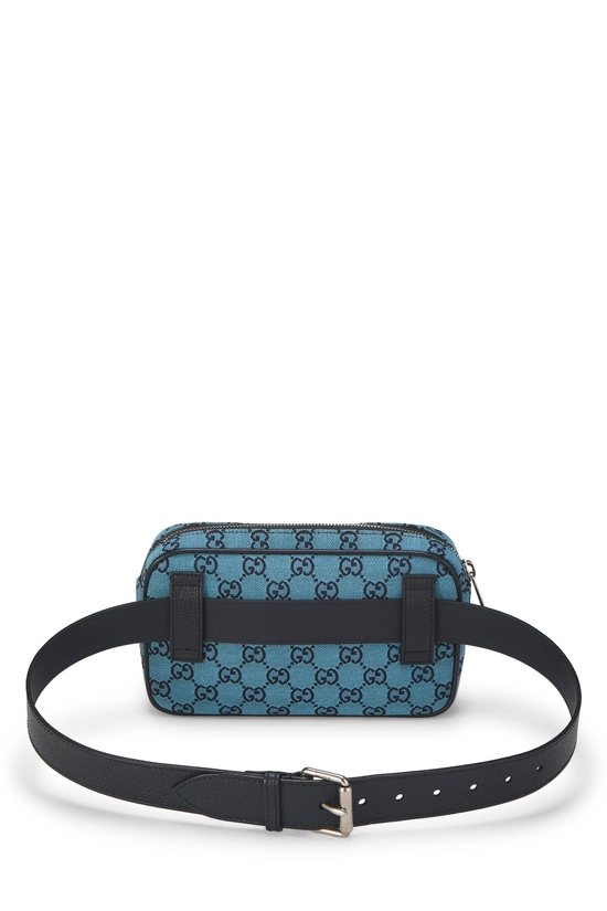 Blue GG Canvas Belt Bag, , large image number 3