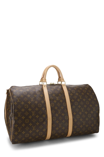 Monogram Canvas Keepall Bandouliere 55, , large