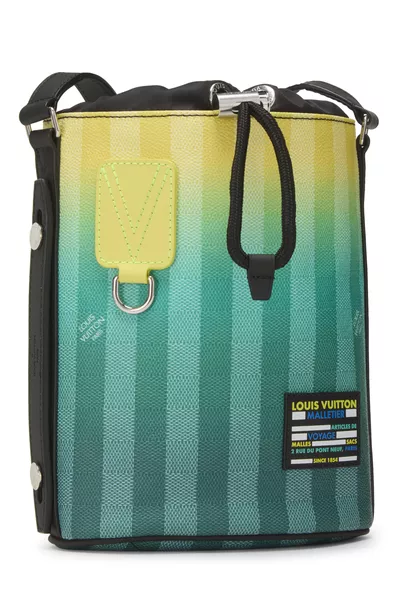 Louis Vuitton Limited Edition Green Damier Stripes Sac Marin BB — photo 2
