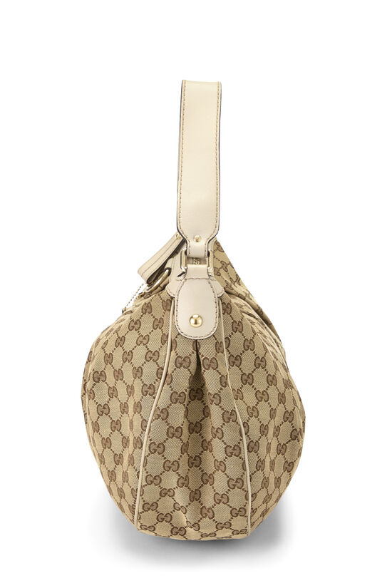 White Original GG Canvas Sukey Hobo, , large image number 2