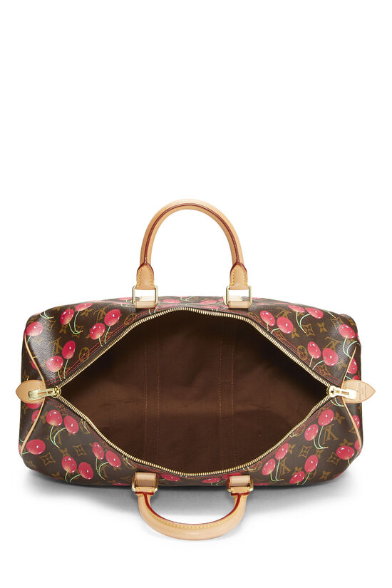 Louis Vuitton Keepall 45 Takashi Murakami Cerises Cherry Monogram Travel Bag