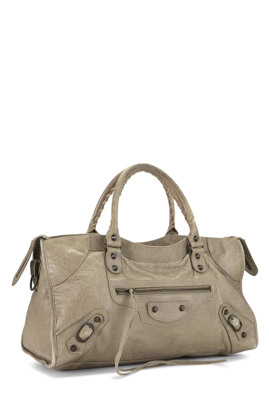 Grey Agneau Classic Part Time Handbag, , large image number 1