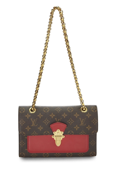 Red Monogram Canvas Victoire