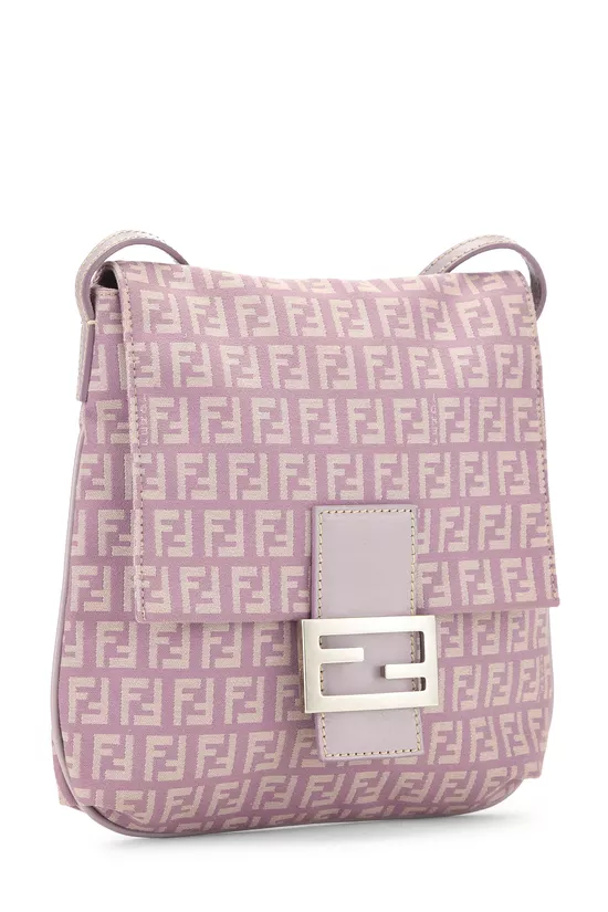 Purple Zucchino Canvas Tube Messenger Bag Small, , large image number 1