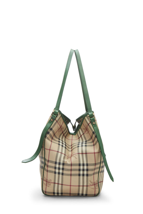 Green Haymarket Check Coated Canvas Canterbury Tote, , large image number 2