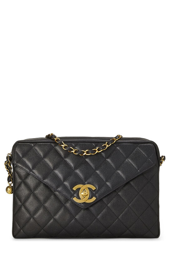 Chanel Black Quilted Lambskin Flap Bag Gold Hardware, 2019