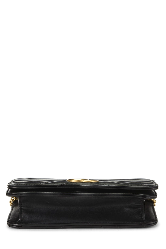 Black Leather GG Marmont Mini, , large image number 4