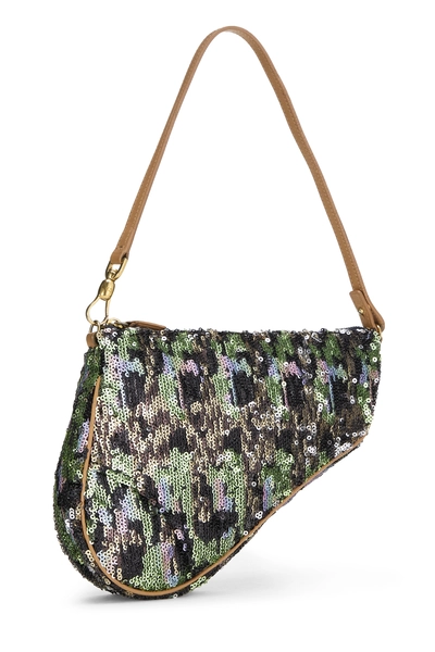 Multicolor Sequin Saddle Mini, , large