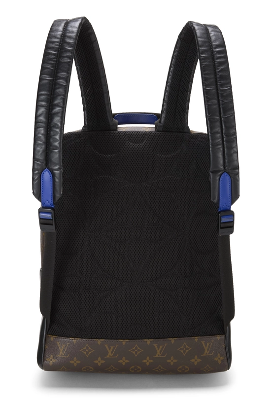 Blue Monogram Canvas Macassar Dean Backpack, , large image number 3