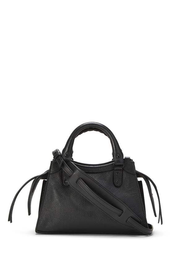 Black Calfskin Classic City Bag Mini, , large image number 3