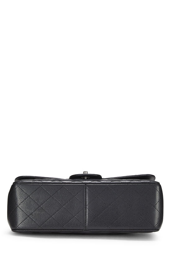 Black Quilted Caviar New Classic Flap Jumbo, , large image number 4