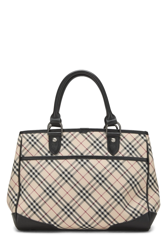 Black House Check Jacquard Turnlock Handbag, , large image number 3