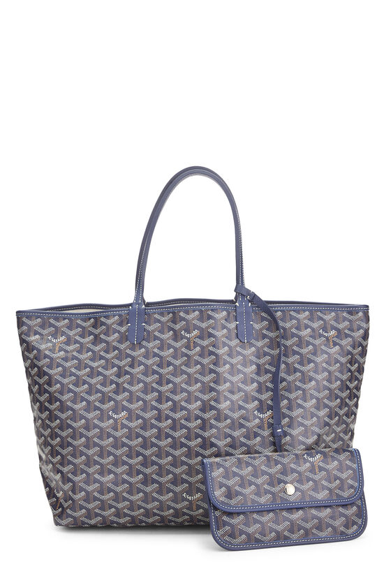 Navy Goyardine Canvas Saint-Louis PM, , large image number 3