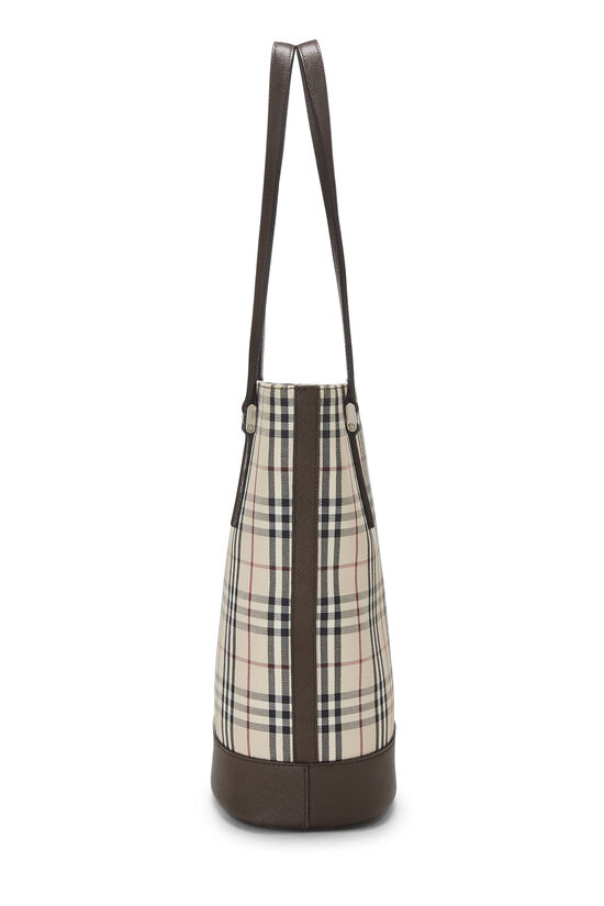 Brown House Check Bucket Bag Small, , large image number 2