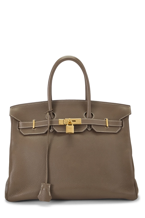 Etoupe Clemence Birkin 35, , large image number 0