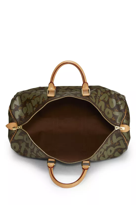 Pre-Owned Stephen Sprouse x Louis Vuitton Green Monogram Graffiti