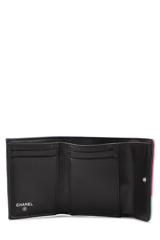 Black Quilted Lambskin Wallet, , large image number 3