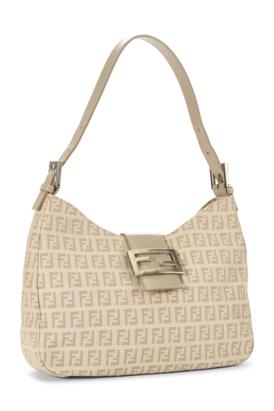 Beige Zucchino Canvas Shoulder Bag, , large image number 1