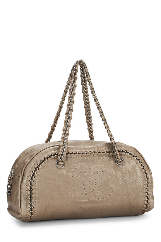 CHANEL, Bags, Chanel Lux Linge Bowler Bag