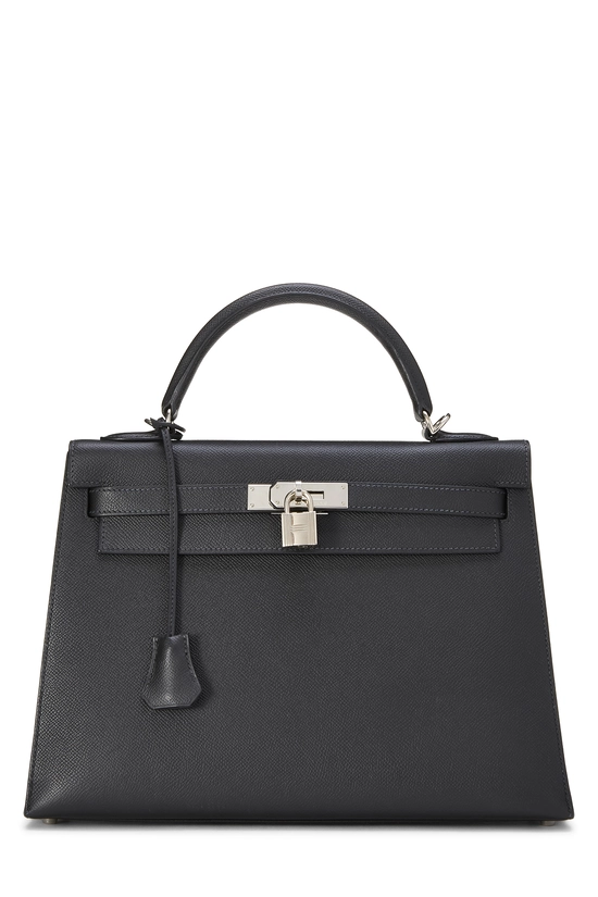 Black Epsom Kelly Sellier 32, , large image number 0