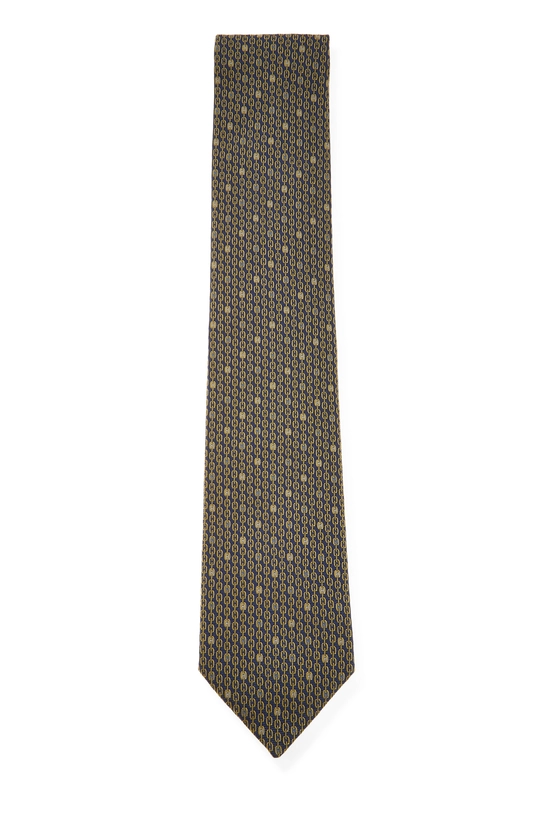 Navy Silk Tie, , large image number 0