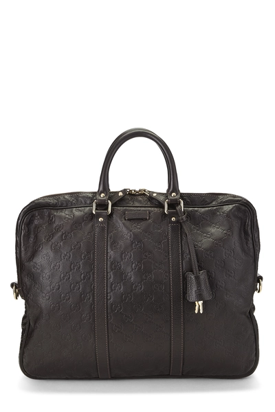 Brown Guccissima Briefcase