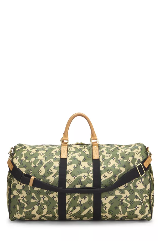 Takashi Murakami x Louis Vuitton Monogramouflage Keepall Bandouliere 55, , large image number 3