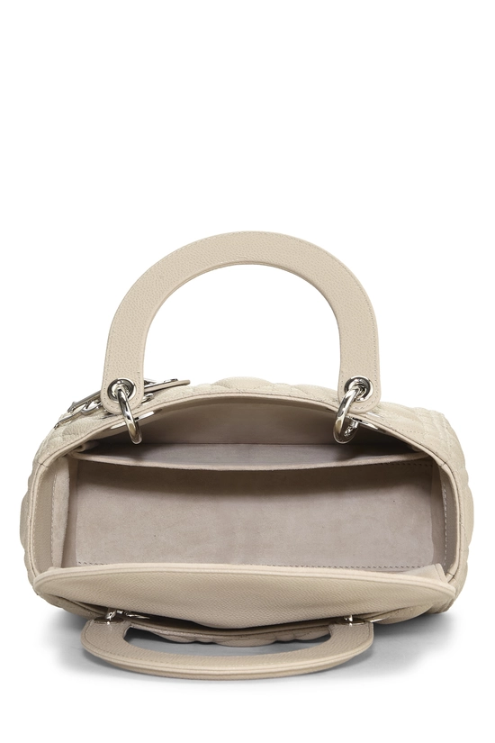 Beige Cannage Quilted Calfskin Lady Dior Medium, , large image number 5