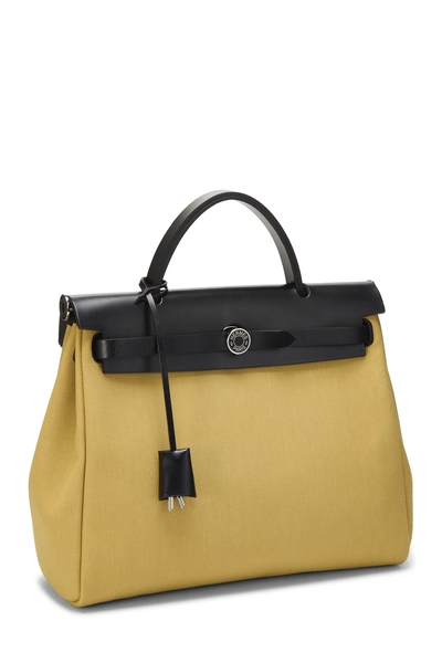 Jaune De Naples Toile Canvas Herbag PM, , large
