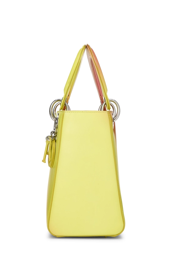 Yellow & Red Ombr&eacute; Calfskin Lady Dior Medium, , large image number 2