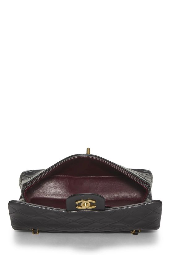 Black Quilted Lambskin Classic Double Flap Small, , large image number 5