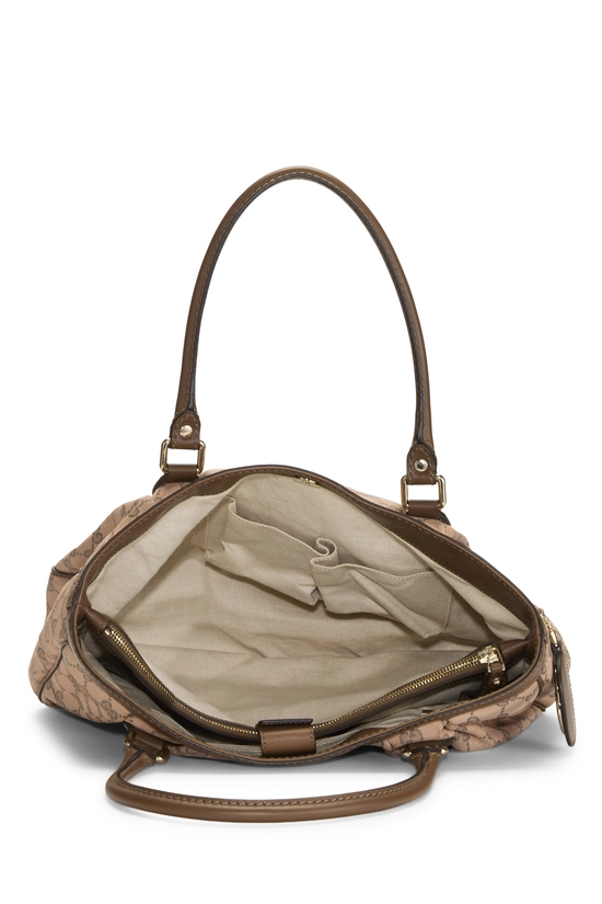 Pink GG Canvas Sukey Zip Handbag Large, , large image number 5