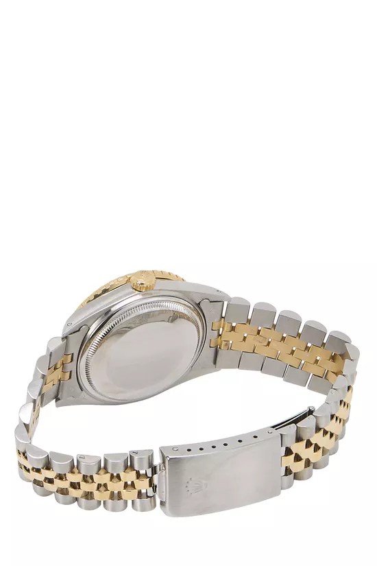 18K Gold & Stainless Steel Turn-O-Graph Thunderbird Tapestry Datejust 16253 36mm, , large image number 3