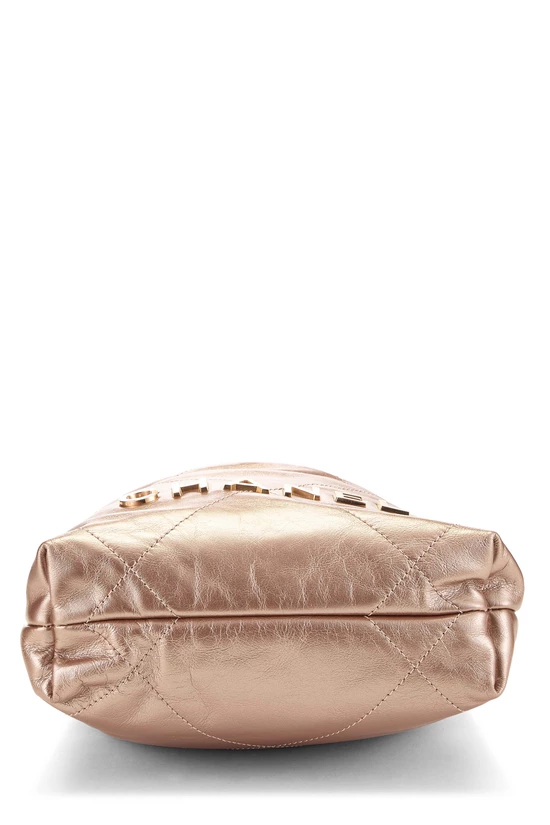 Copper Pink Calfskin Chanel 22 Hobo Mini, , large image number 4