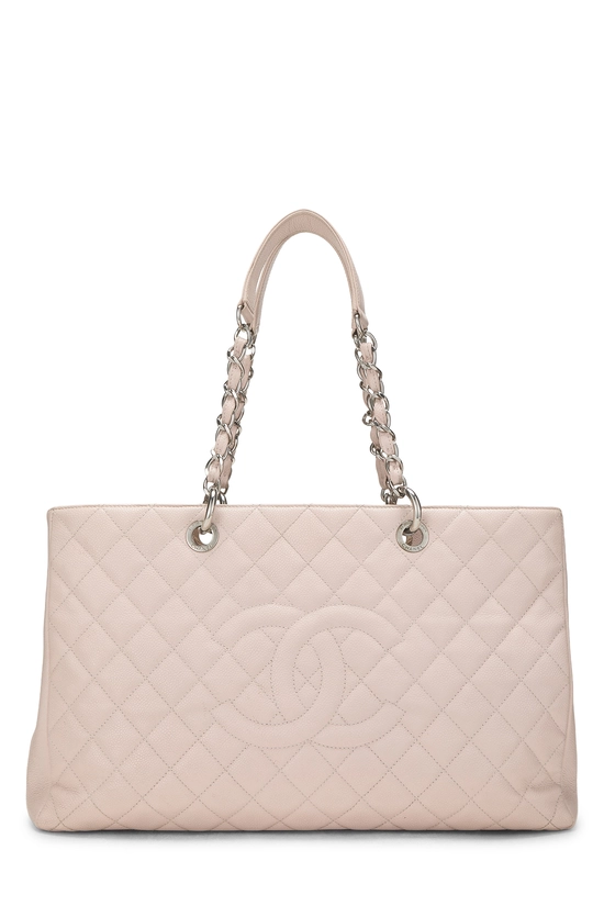 Pink Quilted Caviar Grand Shopping Tote (GST) XL , , large image number 0