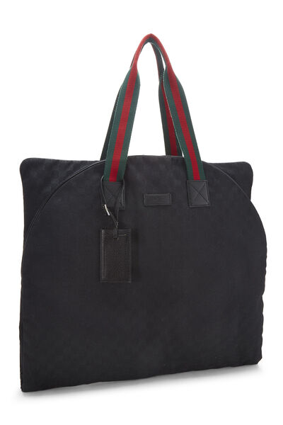 Black Original GG Canvas Garment Bag, , large