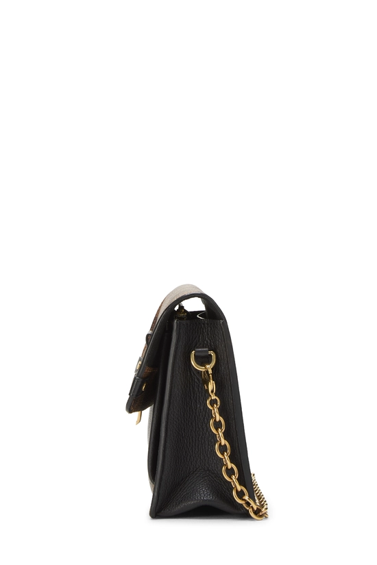 Black Damier Ebene Vavin Wallet On Chain (WOC), , large image number 2
