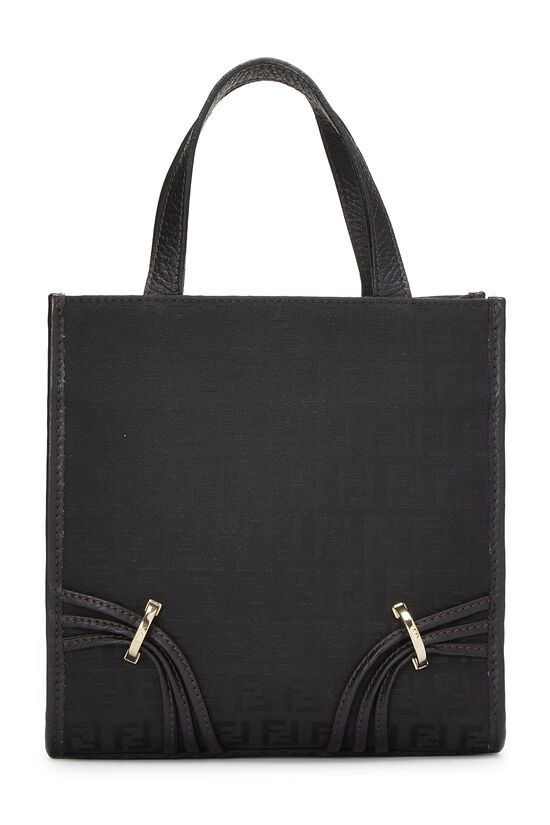 Black Zucchino Canvas Handle Bag Mini, , large image number 3