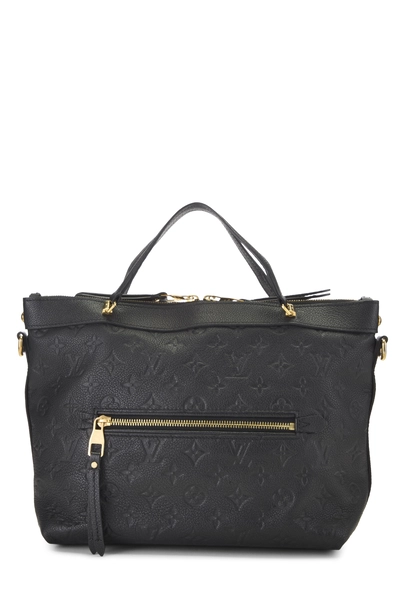 Louis Vuitton Black Monogram Empreinte Bastille PM