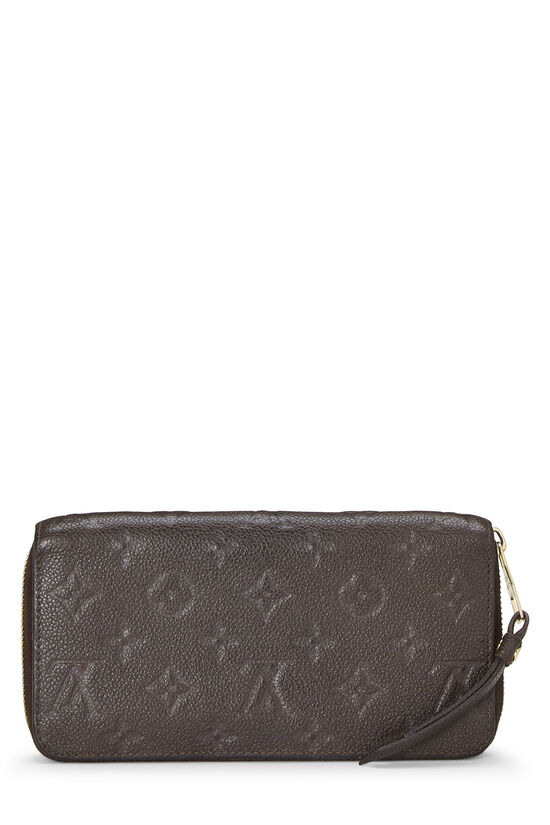 Louis Vuitton Monogram Empreinte Zippy Wallet - Black
