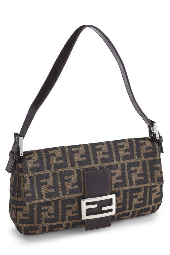 Brown Zucca Canvas Baguette, , large image number 1