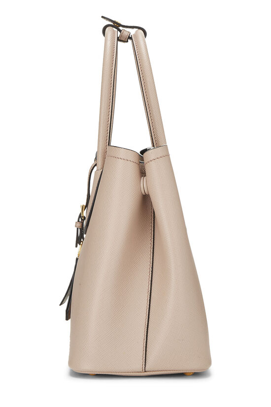 Beige Saffiano Double Bag Small, , large image number 2